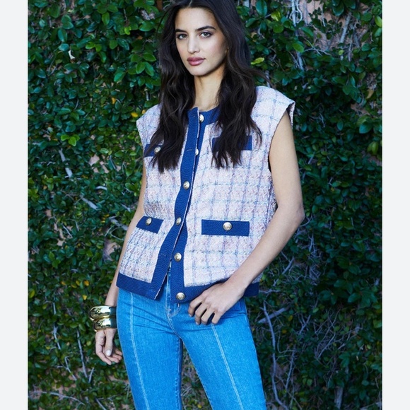 Оверсайз-жилет Laurel Tweed - Picture 2 of 7